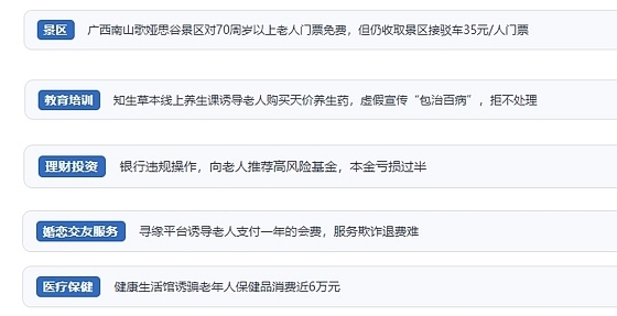 網(wǎng)友在“人民投訴”平臺反映涉銀發(fā)消費相關(guān)糾紛。（“人民投訴”用戶投訴截圖）