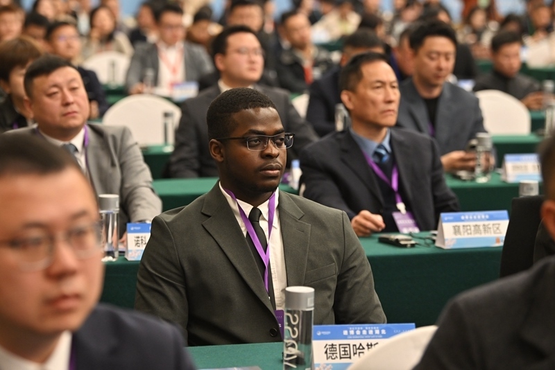 外企代表參加“進(jìn)博會(huì)走進(jìn)湖北”活動(dòng)主題推介會(huì)。人民網(wǎng)記者 翁奇羽攝