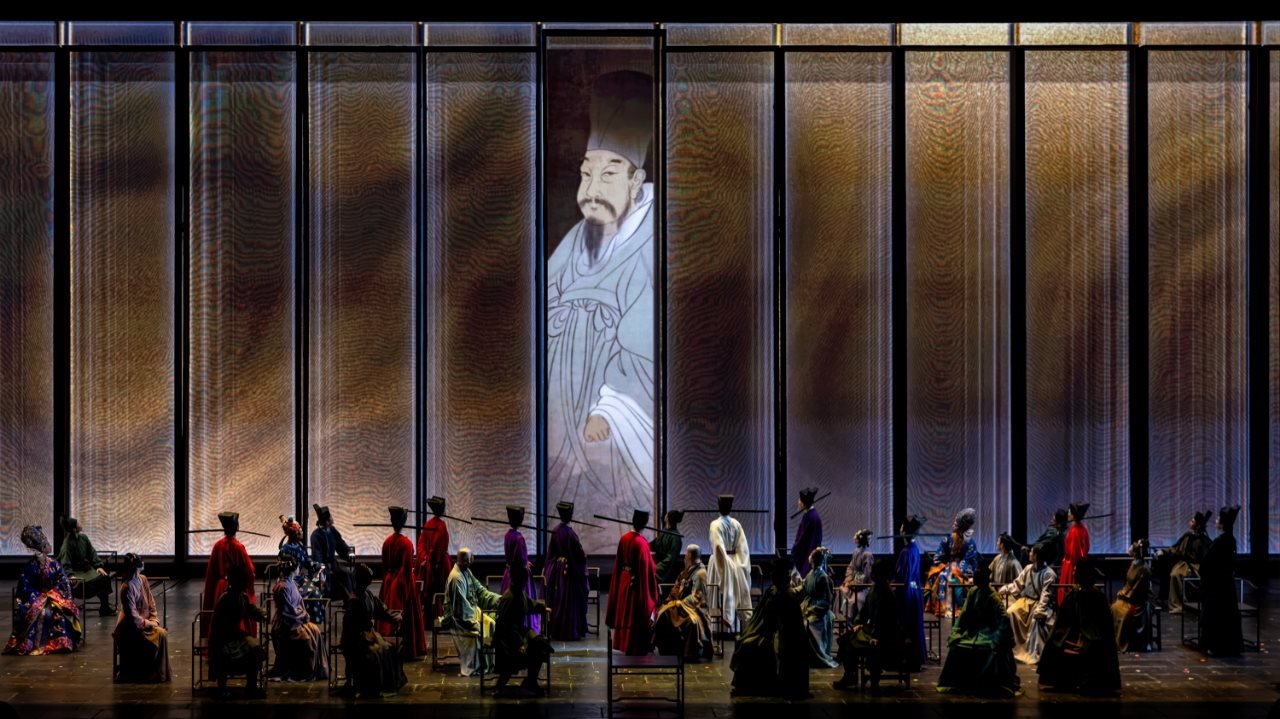 《蘇堤春曉》演出現(xiàn)場(chǎng)。國家話劇院供圖