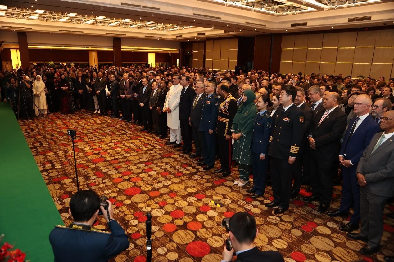 招待會現(xiàn)場。巴基斯坦駐華大使館供圖