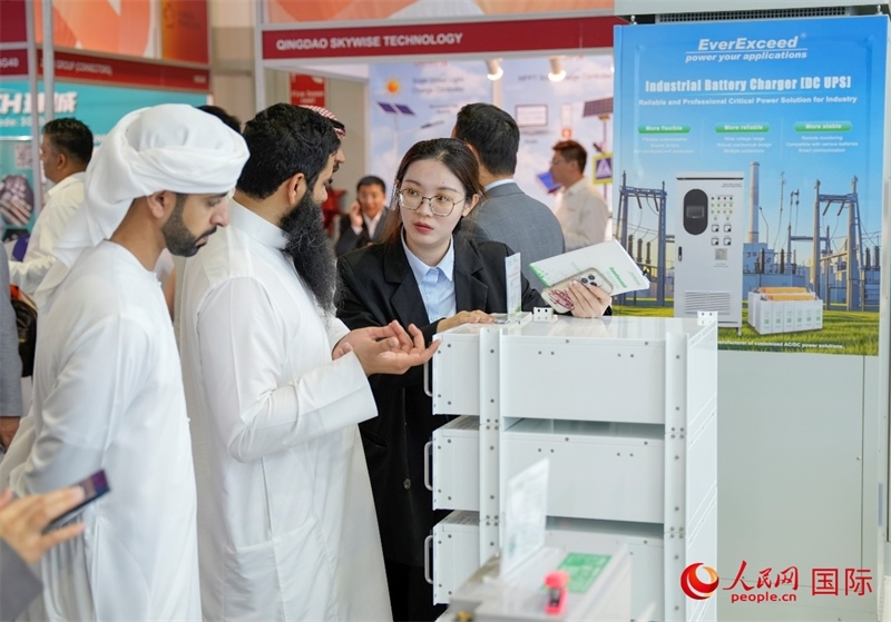 展會(huì)現(xiàn)場(chǎng)。人民網(wǎng) 塔里克·易卜拉欣攝