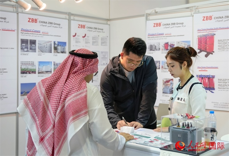 展會(huì)現(xiàn)場(chǎng)。人民網(wǎng) 塔里克·易卜拉欣攝