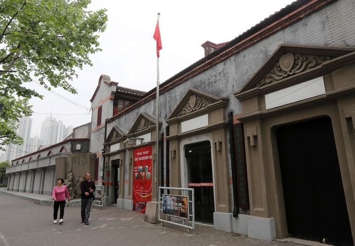 這是2018年5月1日拍攝的中國勞動(dòng)組合書記部舊址陳列館外景。新華社記者 劉穎 攝