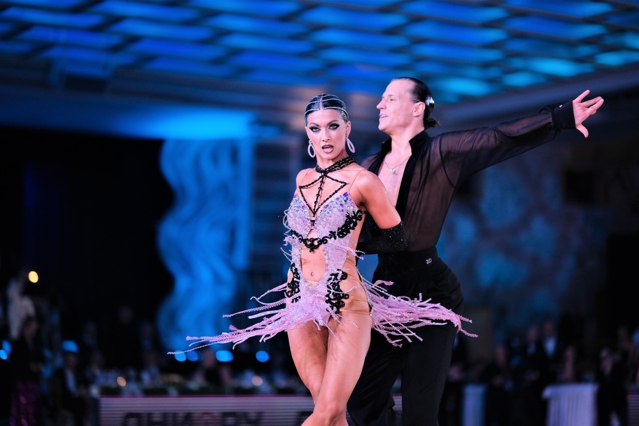 第七屆“克里姆林宮杯”國標舞錦標賽現(xiàn)場。于子恒攝