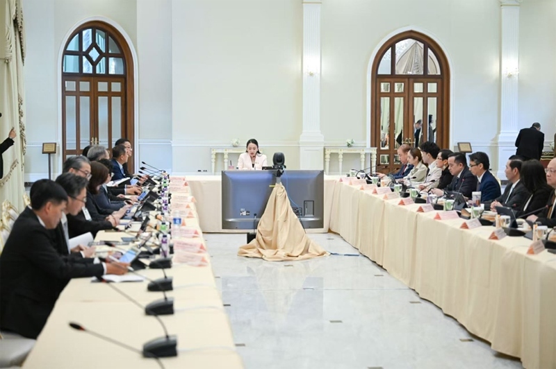 會議現(xiàn)場。泰國總理府供圖