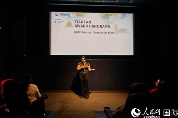 天壇映像全球巡展·倫敦站放映現(xiàn)場。楊浩鵬攝