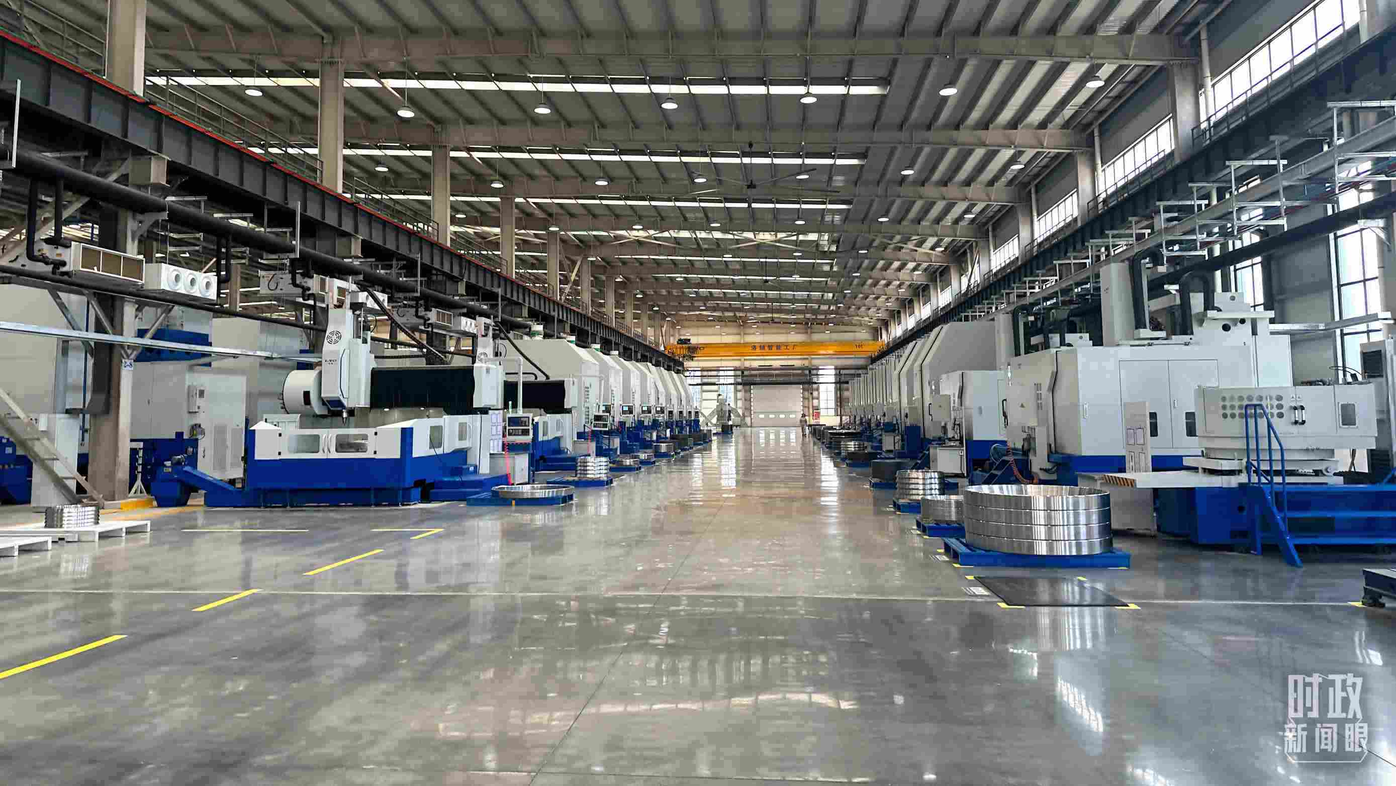 △洛軸智能工廠。（總臺(tái)央視記者趙化拍攝）