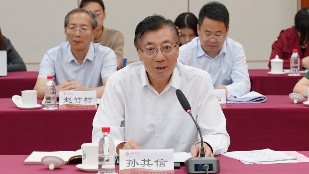 中國工程院院士、中國農(nóng)業(yè)大學(xué)校長孫其信。校方供圖